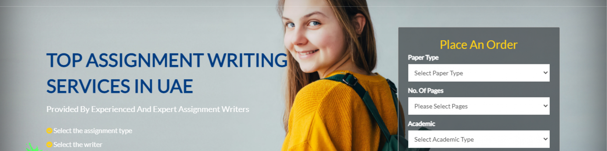 Assignment Writing Service Dubai